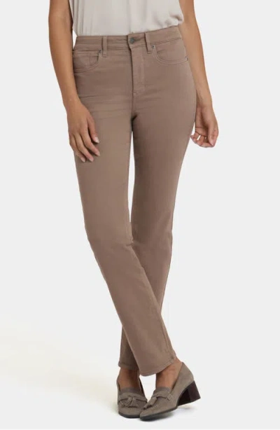 Nydj Marilyn High Waist Straight Leg Jeans In Multi