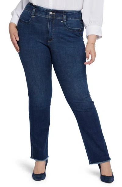 Nydj Marilyn Hollywood High Waist Straight Leg Jeans In Cambridge