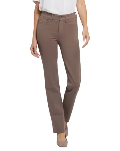 Nydj Marilyn Incense Straight Leg Jean In Brown