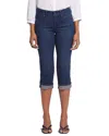 Nydj Chloe Womens Crop Denim Capri Jeans
