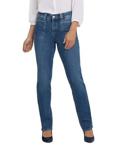 Nydj Marilyn Lake Notre-dame Straight Leg Jean In Blue