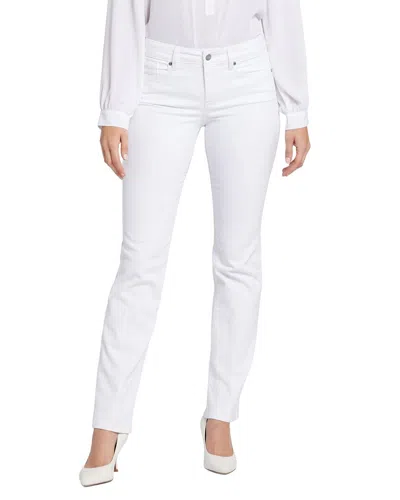 Nydj Marilyn Optic White Straight Leg Jean