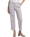 Nydj Marilyn Pearl Grey Ankle Crop Jean In Pink