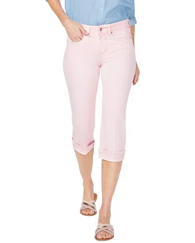 Nydj Marilyn Pink Dusk Crop Jean In Multi