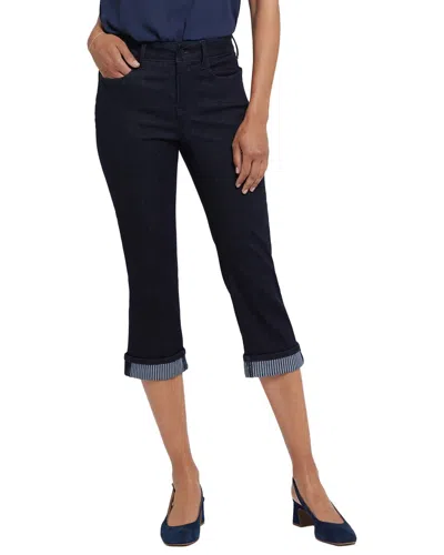 Nydj Marilyn Rinse Crop Jean In Blue
