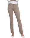 Nydj Petite Marilyn High Rise Straight Jeans In Black In Multi