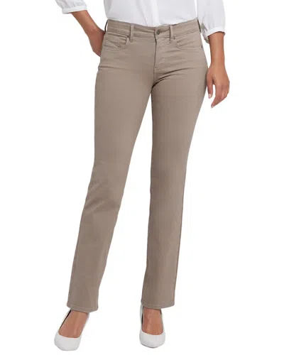 Nydj Marilyn Saddlewood Straight Leg Long Jean In Pink