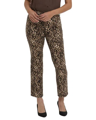 Nydj Marilyn Savanna Leopard Straight Leg Jean In Animal Print