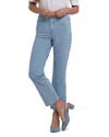 Nydj Marilyn Stripe Ankle Straight Leg Jeans In Villa Vista