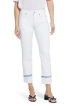 Nydj Petite Marilyn Wave Tie Dye Straight Leg Jean