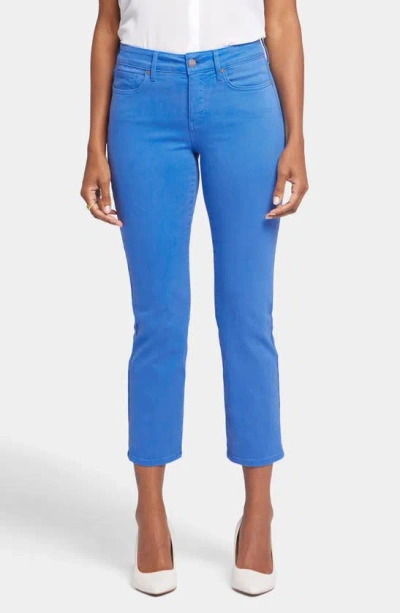 Nydj Marilyn Straight Leg Ankle Jeans In Blue