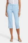 Nydj Marilyn Straight Leg Capri Jeans In Aquatic