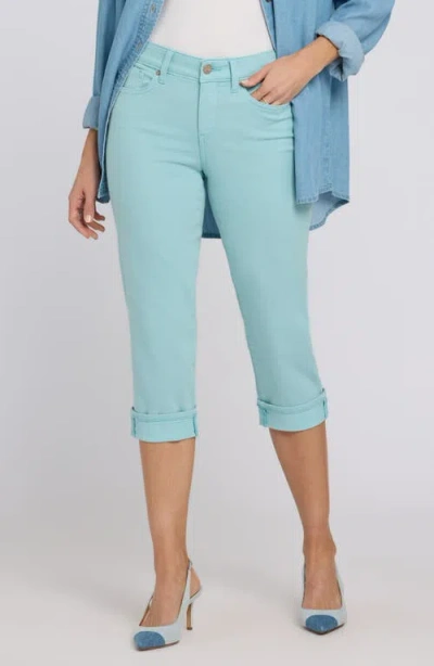 Nydj Marilyn Straight Leg Capri Jeans In Blue