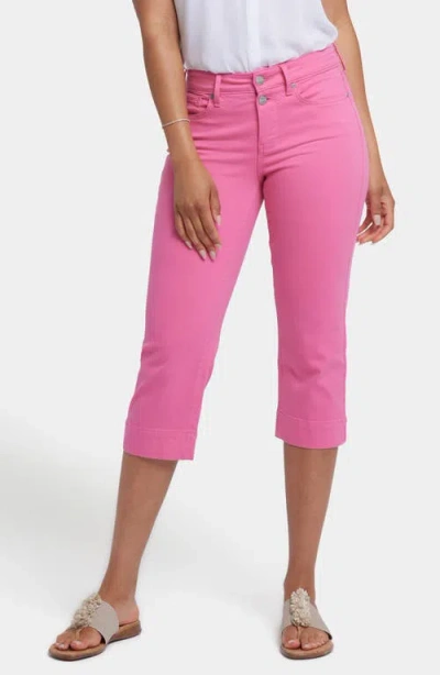 Nydj Marilyn Straight Leg Capri Jeans In Honeysuckle