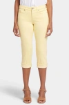 Nydj Marilyn Straight Leg Capri Jeans In Mimosa