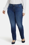 Nydj Marilyn Straight Leg Jeans In Blue