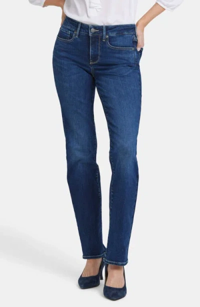 Nydj Marilyn Straight Leg Jeans In Blue