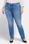 Nydj Marilyn Straight Leg Jeans In Blue