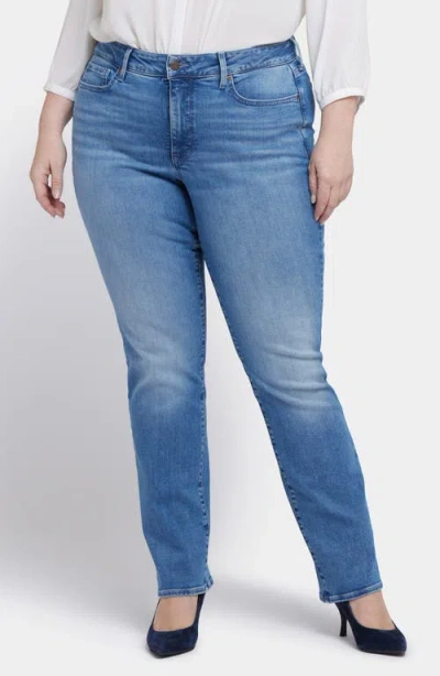 Nydj Marilyn Straight Leg Jeans In Blue