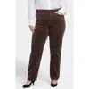 Nydj Marilyn Straight Leg Jeans In Brown