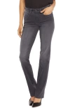 Nydj Barbara Harbor Gray Ankle Crop Jean In Gilt