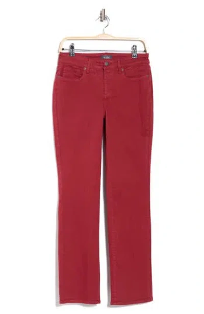 Nydj Marilyn Straight Leg Jeans In Purple