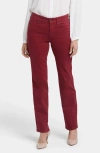 Nydj Marilyn Straight Leg Jeans In Wild Currant