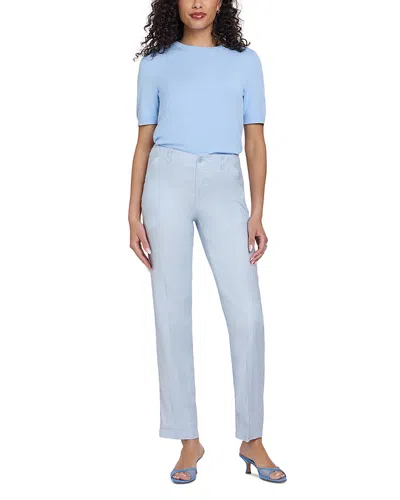 Nydj Marilyn Straight Pants In Blue