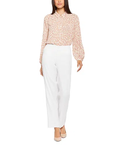 Nydj Marilyn Straight Pants In White