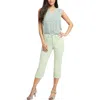 Nydj Marilyn Straight Womens Cuffed Denim Cropped Jeans In Beginning