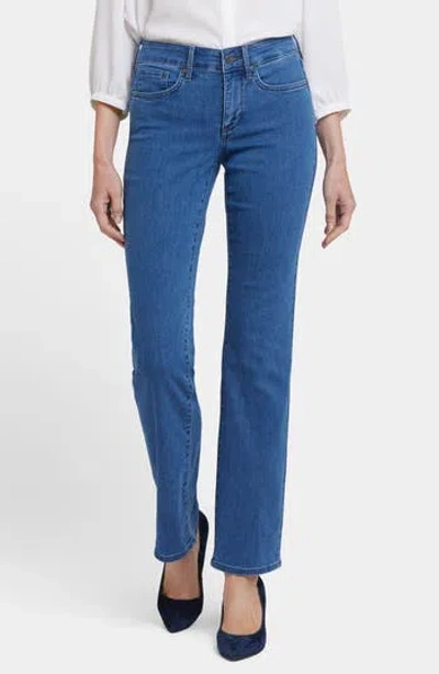 Nydj Marilyn Stretch Straight Leg Jeans In Blue