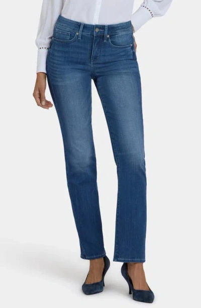 Nydj Marilyn Stretch Straight Leg Jeans In Blue