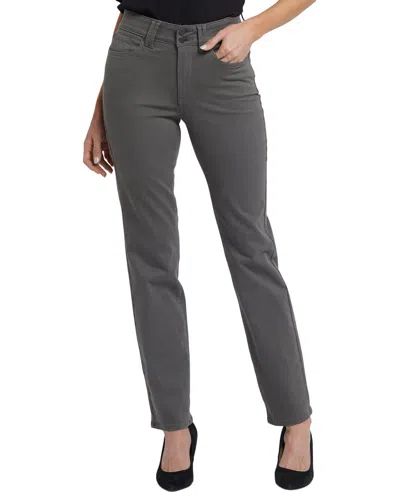 Nydj Marilyn Vine Leaf Straight Leg Jean In Green