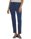 Nydj Marilyn Vintage Navy Straight Leg Jean In Blue
