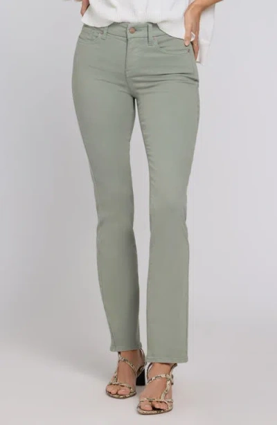 Nydj Marilyn Waist Match Straight Leg Jeans In Gray