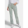 Nydj Marilyn Wide Cuff Straight Leg Jeans In Green