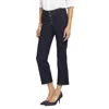 Nydj Marilyn Womens Braided Denim Straight Leg Jeans In Multi