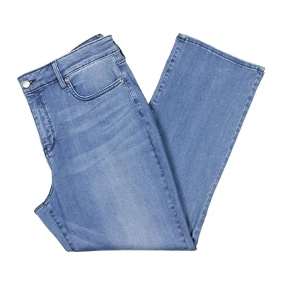 Nydj Marilyn Womens Cropped Straight Leg Ankle Jeans In Multi