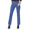 Nydj Marilyn Womens High Rise Denim Straight Leg Jeans In Blue