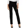 Nydj Marilyn Tummy-control Straight-leg Jeans In Black