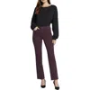 Nydj Marilyn Womens Striped Denim Straight Leg Jeans In Multi