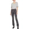 Nydj Marilyn Womens Tummy Slimming Denim Straight Leg Jeans In Multi