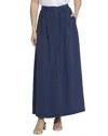 Nydj Womens Pinstripe Tencel Maxi Skirt