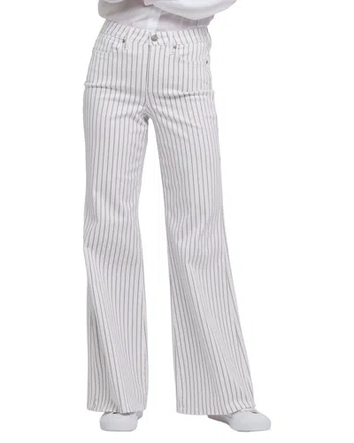 Nydj Plus Marilyn Beach Cruise Stripe Crop Jean In Blue