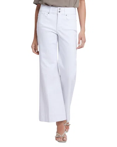 Nydj Mia High Rise Wide Leg Jeans In Optic White