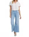Nydj Mia Palazzo Ankle Jeans In Canary Beach In Blue