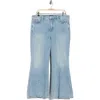 Nydj Mia Palazzo High Waist Flare Jeans In Blue