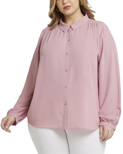 Nydj Plus Size Modern Blouse In Aphrodite