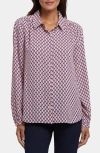 Nydj Modern Blouse In Multi