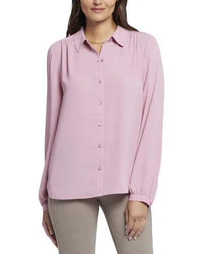 Nydj Modern Blouse In Pink